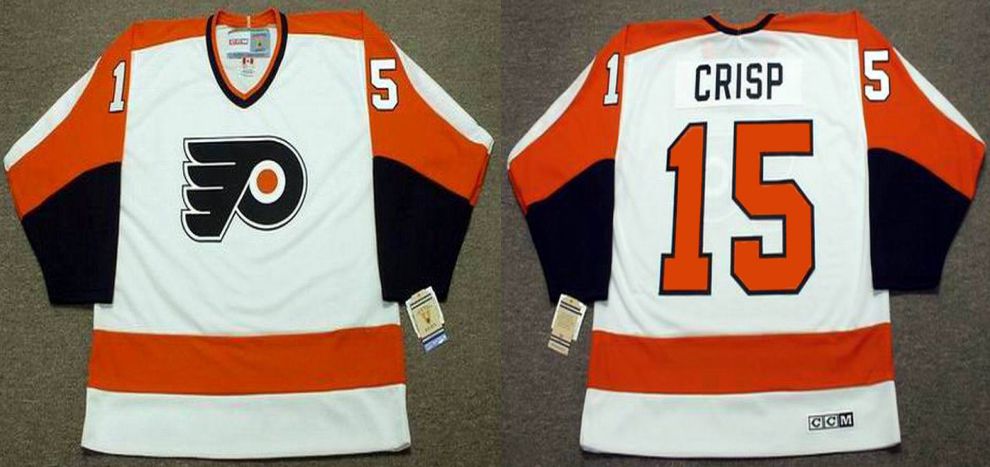 2019 Men Philadelphia Flyers #15 Crisp White CCM NHL jerseys->philadelphia flyers->NHL Jersey